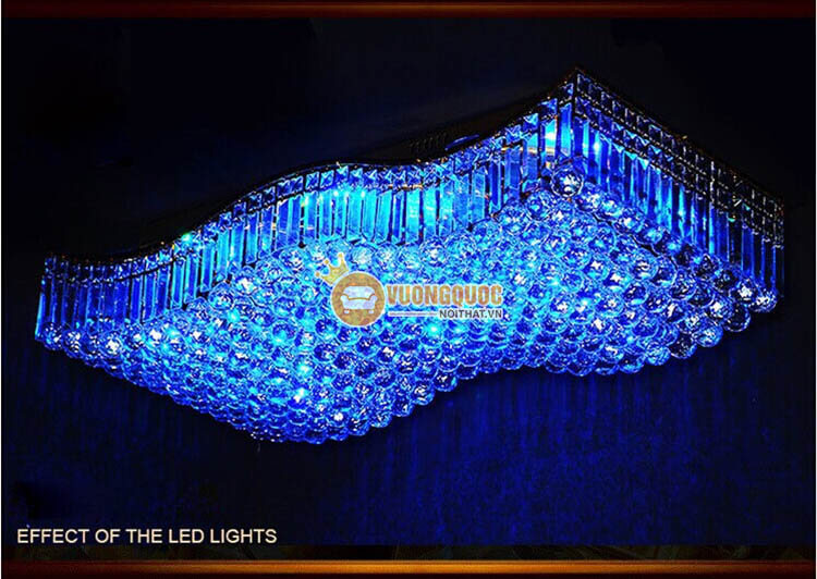 Đèn ốp trần hình chữ nhật kích thước lớn CM230-7